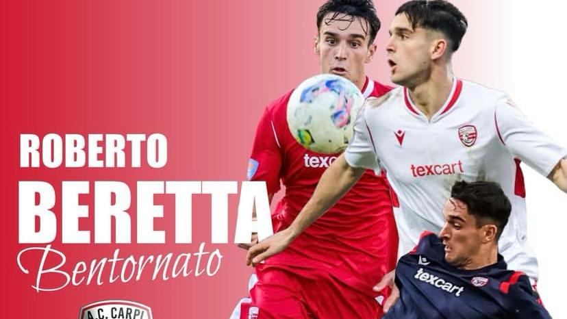 L’ex Legnano, Beretta torna in D, tutto fatto con il Carpi