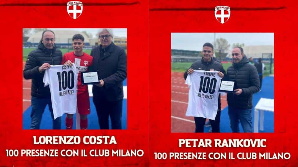 Club Milano / Vittoria e grande festa, in 3 raggiungono quota 100