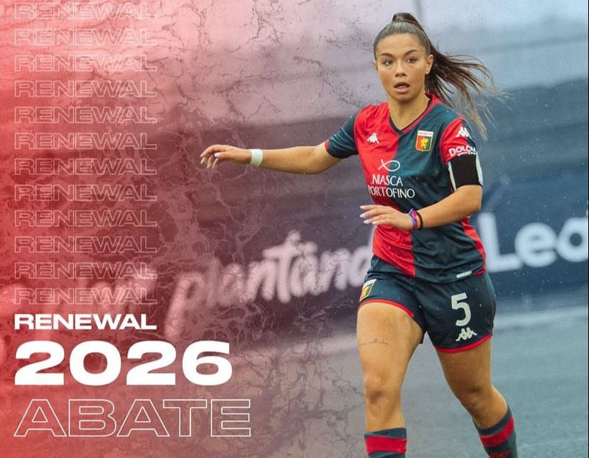 Genoa Women, la bandiera e capitano rimane: Giada Abate rossoblù fino al 2026