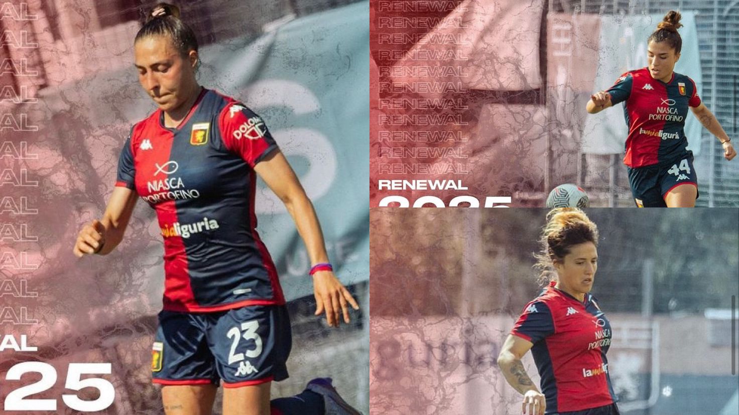 Genoa Women, triplo rinnovo: Mele, Errico e Oliva rimangono al Grifone