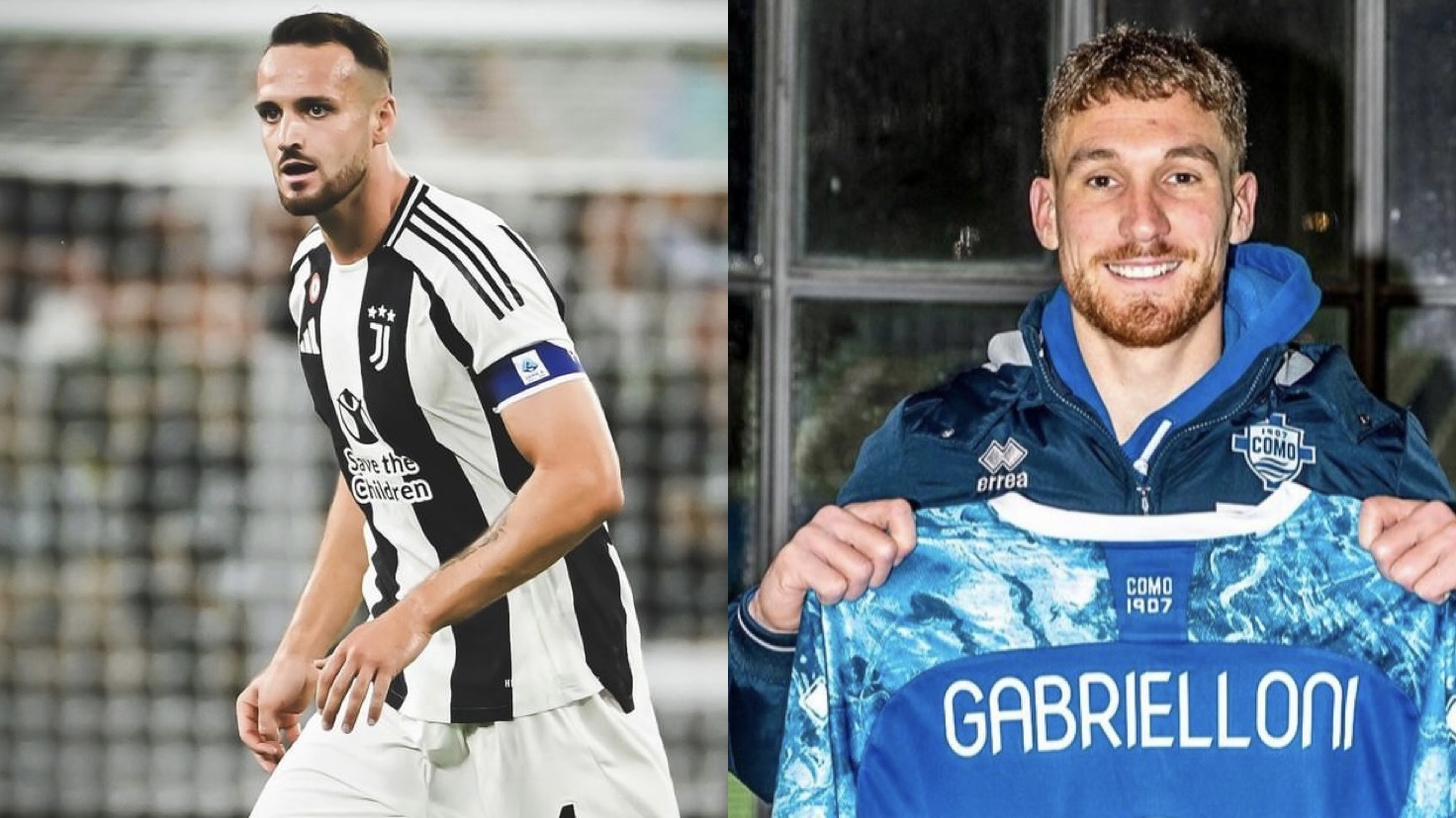 Juventus-Como e i capitani partiti dalla D: Gatti e Gabrielloni nella storia