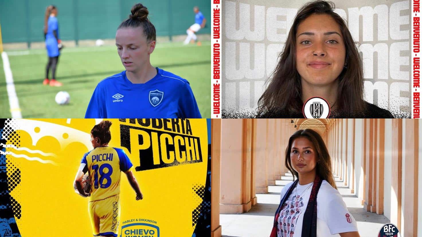 Serie B Femminile: Picchi già regina del gol. Tamborini, Di Luzio e Sondergaard: gol da incorniciare all’esordio