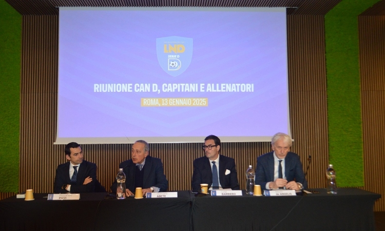 Dialogo, fiducia e supporto reciproco: ieri a Roma l’incontro tra capitani, allenatori e Commissione Arbitri Serie D