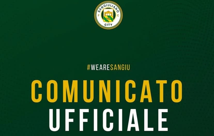 Ora è ufficiale: il Sangiuliano saluta Vassallo e preannuncia l’arrivo di nuovi calciatori